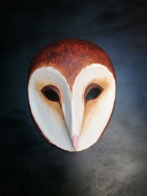 Barn Owl Mask - Etsy