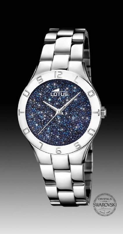 Reloj Lotus De Mujer En Acero Con Esfera Azul Marino Miralles Ar Valo