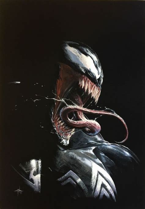 Venom 1 Cover Gabriele Dell Otto Comic Art Dell Otto Art Dellotto