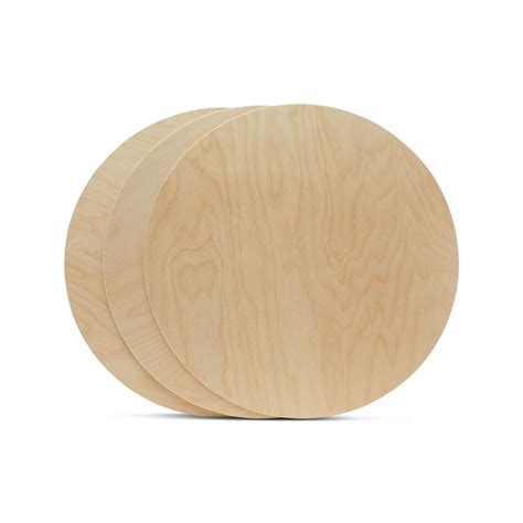 Unfinished Wood Circle Plywood Cutout 13 X 18 Thick