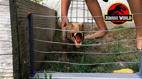 D Printed Jurassic Park World Toy Electric Fence Youtube