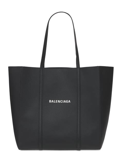 Balenciaga Borsa Shopping Piccola “everyday” In Pelle Blackl Wh Luisaviaroma