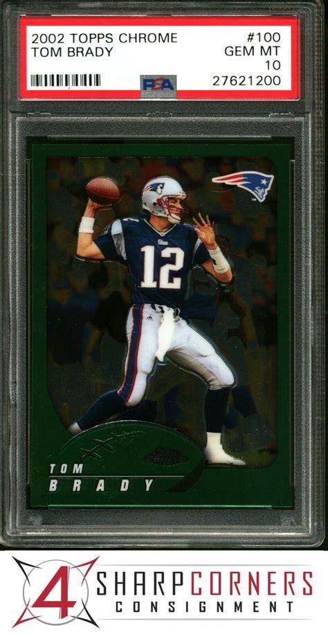 Tom Brady Topps Chrome Base Psa Price Guide Sports Card