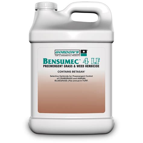 Bensumec™ 4LF Pre-Emergent Grass & Weed Herbicide: Controls Poa annua, crabgrass, and other ...