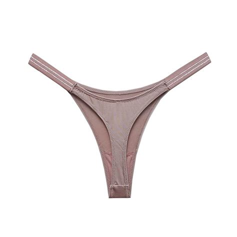 Dessous Einfarbig Frauen Sexy Für Täglich G String Tanga Hoch