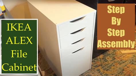 IKEA ALEX File Cabinet Unboxing Assembly Review Precaution At End