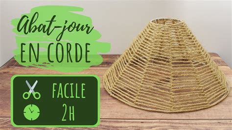 Deco Abat Jour En Corde Youtube