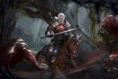 Geralt by yangzheyy on DeviantArt