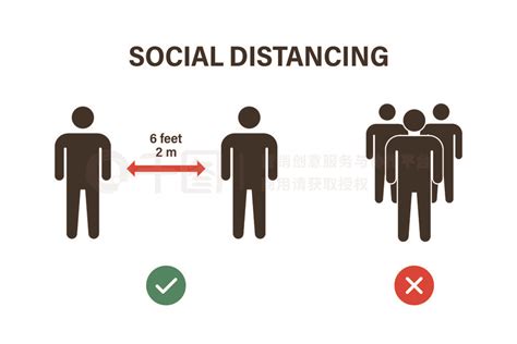 白色免抠元素白色背景上的社会距离矢量图。矢量孤立的图标。社交隔离。自我隔离标志或符号。每股收益 10模板免费下载eps格式1500像素