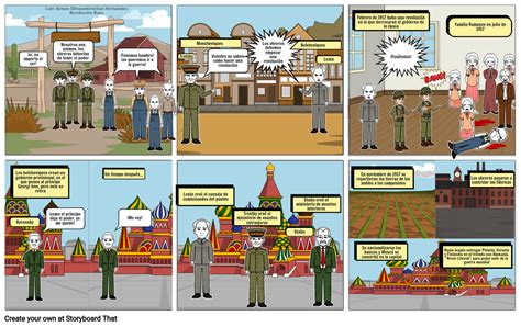 La Revoluci N Rusa Storyboard By B D