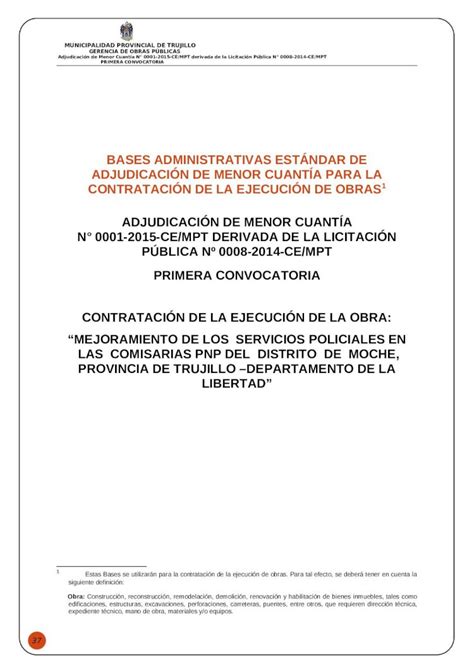 DOC BASES ESTÁNDAR DE CONCURSO PÚBLICO PARA LA CONTRATACIÓN DE