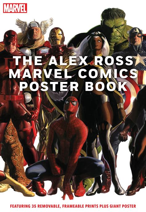 The Alex Ross Marvel Comics Poster Book (Paperback) | ABRAMS