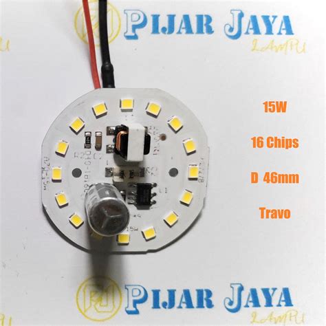 Jual Pcb Led Ac Watt Travo Mesin Lampu Led Ac W Sparepart