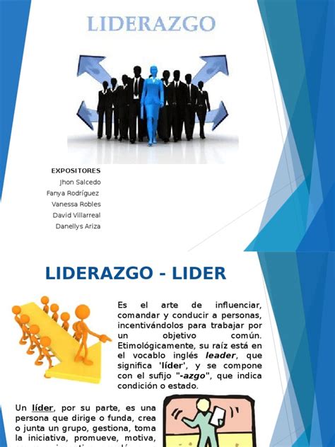 Diapositivas Liderazgo Agregar Imagenes Pdf Liderazgo Toma De