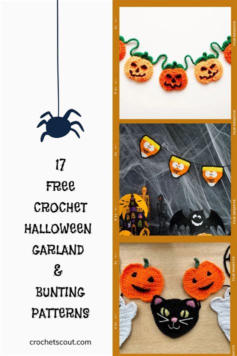 Crochet Halloween Garlands Buntings Free Patterns Crochet Scout