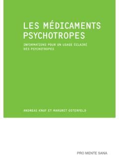 Les M Dicaments Psychotropes Pro Mente Sana Les M Dicaments