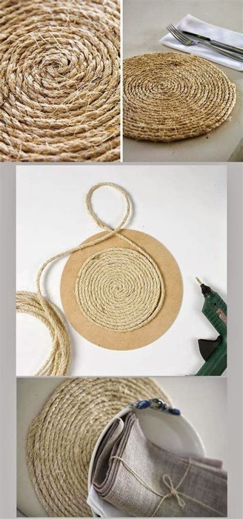 Sousplat De Sisal Passo A Passo Como Fazer Em Casa Rope Diy Rope