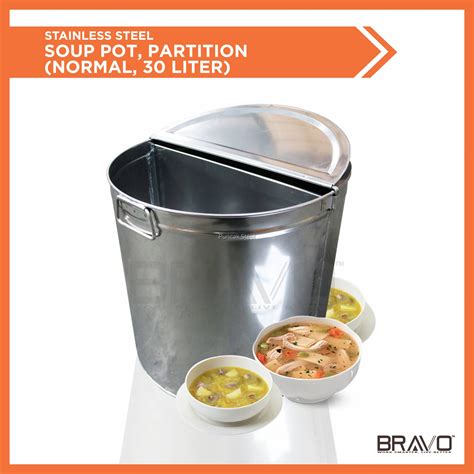 Stainless Steel Big Stock Pot Commercial Soup Pot With Inner Partition