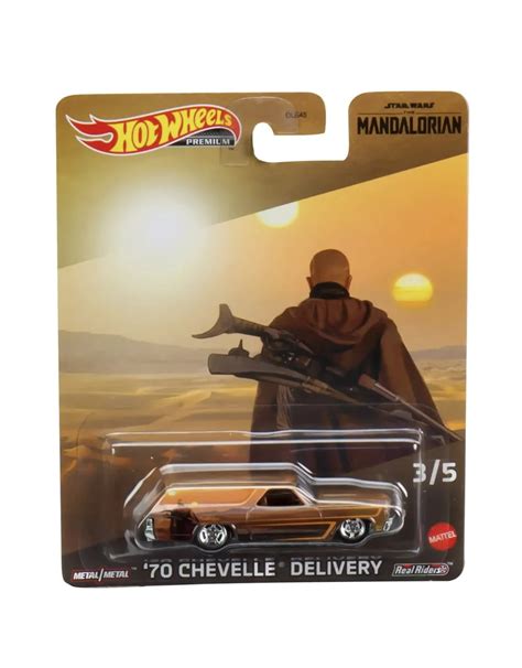 Mattel Hot Wheels Star Wars The Mandalorian Chevelle Delivery Tumbleweed Toys