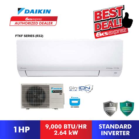 [built In Wifi] Daikin Ftkf Series R32 Standard Inverter Aircond