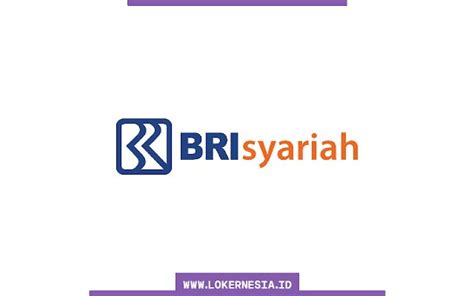 The Logo For Bri Syariah Is Shown In Purple Orange And Blue