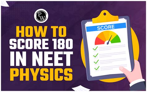 How To Score Marks In Neet Physics Tips And Tricks