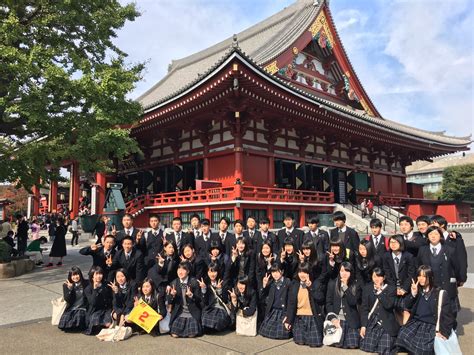 修学旅行最終日（関東・浅草） 備前緑陽高等学校