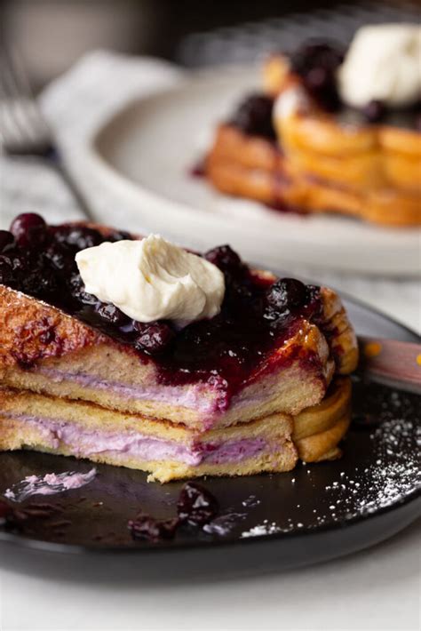 Blueberry Stuffed French Toast