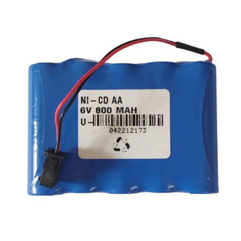 6V 800mAh AA Ni Cd High Quality Rechargeable Battery With SM 2P Plug