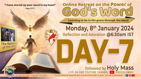 Live Day 7 Power Of Gods Word Feast Baptism Of The Lord Mon