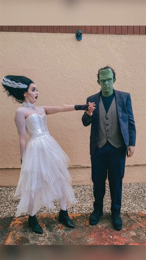 Couples Costume Frankenstein And Bride Of Frankenstein Unique Costume