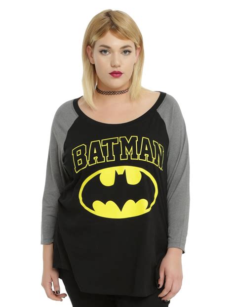 Dc Comics Batman Logo Girls Raglan Plus Size Hot Topic