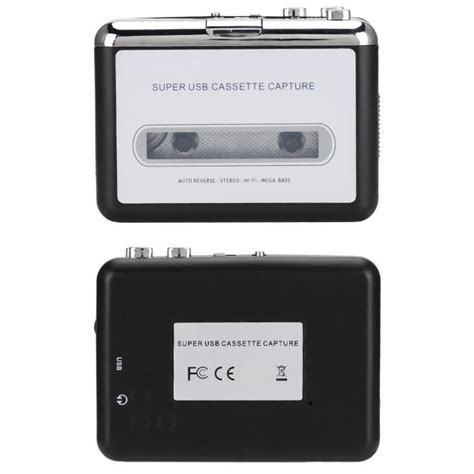 Fdit Convertisseur De Cassette Convertisseur De Capture De Bande Usb En Mp3 Audio Stéréo Lecteur