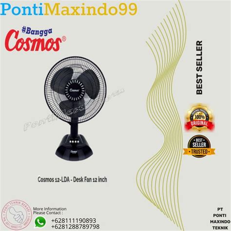 Jual KIPAS ANGIN MEJA DESK FAN COSMOS 12 LDA 12 INCH Di Lapak