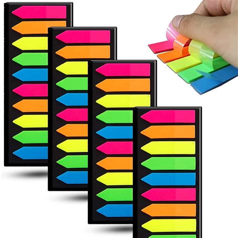 Notas Adhesivas Tipo Post It Mini Banderitas Fluorescentes F Meses