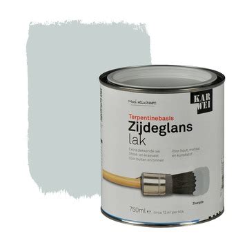 KARWEI Lak Zijdeglans Zilvergrijs Extra Dekkend 750 Ml Kopen Karwei