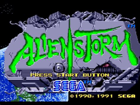 Alien Storm (1991) by Team Shinobi Mega Drive game