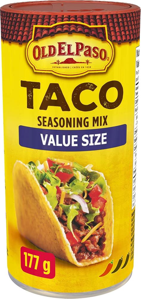 Old El Paso Value Size Pack Taco Seasoning Mix Original No