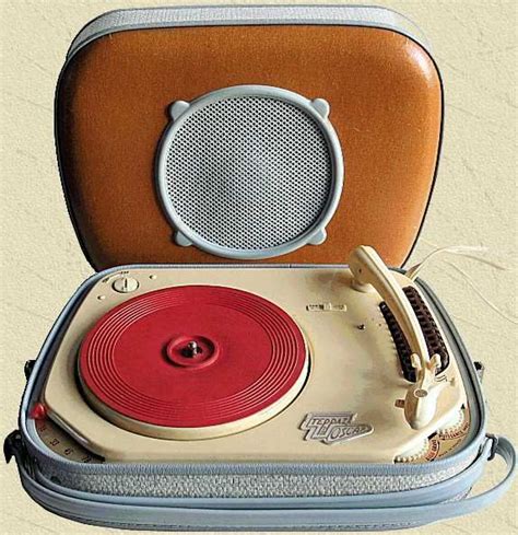 Teppaz Oscar Marcel Teppaz 1959 Vintage Record Player Record