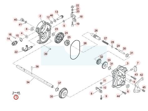 Boîte de vitesse pour tondeuse Kaaz 71008377