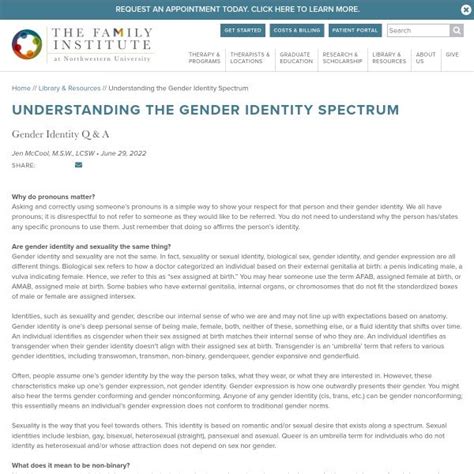 Understanding the Gender Identity Spectrum — Community Renewal Society