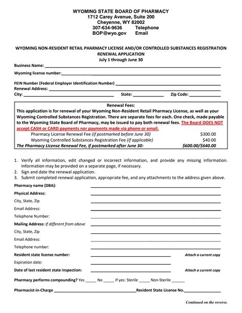 Non Resident Pharmacy Renewal Form Pdf Google Drive