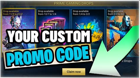 Quick How To Claim Your Custom Promo Code Raid Shadow Legends Youtube