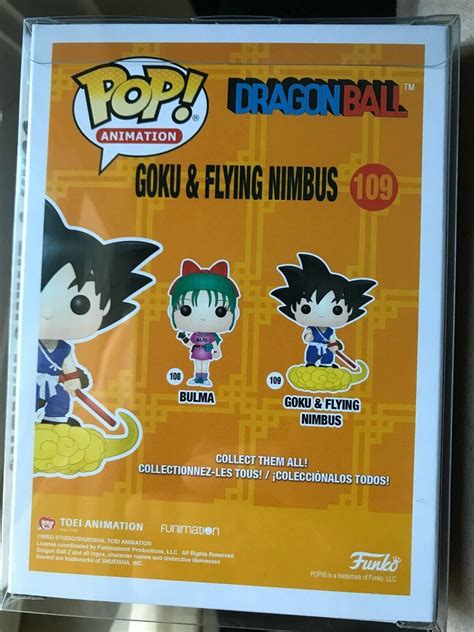 Dragon Ball Goku And Flying Nimbus 109 Funko Pop Animation With