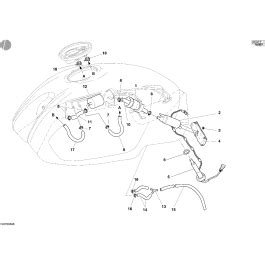 036 POMPE A CARBURANT POUR MONSTER 400 2005 Esprit DUCATI la référence