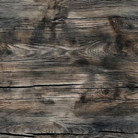 Premium Ai Image The Rustic Grain Texture On A Piece Of Aged Wood