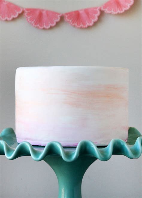 How To Make Watercolor Cakes — Style Sweet Ca