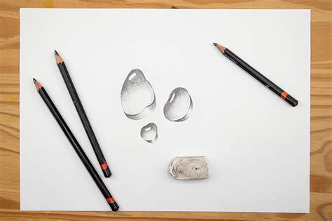 How To Draw Water With Pencil Step By Step