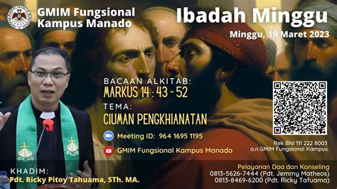 Ibadah Minggu Maret Gmim Fungsional Kampus Manado Youtube