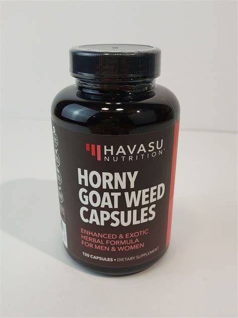 Havasu Horny Goat Weed Capsules Exp Sealed New Free